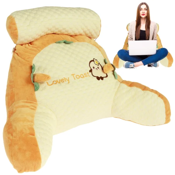 coussin de lecture lit citrouille citrouille clair