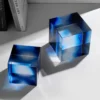 serre livre cube de crystal bleu