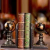 serre livre globe vintage black