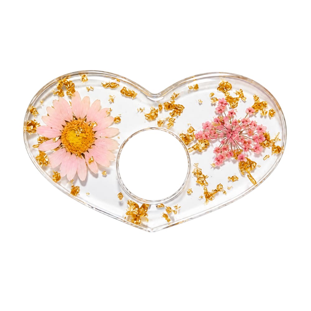 Bague de lecture cœur Rose Eternelle Dorée bague de lecture cœur rose eternelle dorée