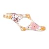 bague de lecture losange rose gold