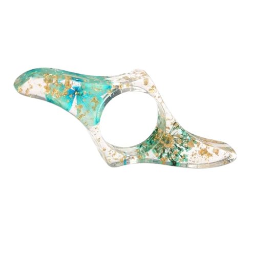 Bague de lecture fleur lilas