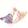 bague de lecture arc floral mauve