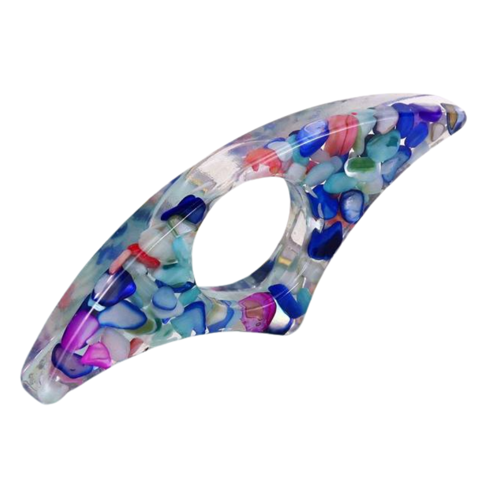 bague de lecture pétale multicolore