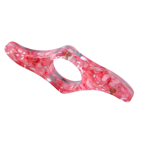 Bague de lecture arc coeur rose