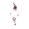 bague de lecture florale violette