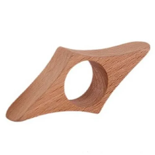 Bague de lecture bois massif poncé