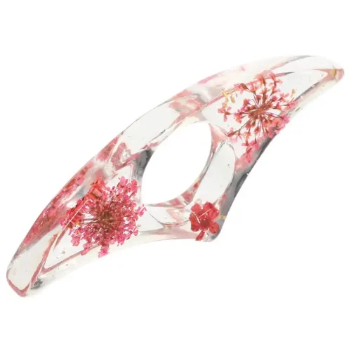 Bague de lecture fleur plastique