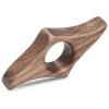 bague de lecture bois massif grain naturel